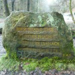 Ri279 Hier stand das Forsthaus Mittlere Isenach - Matternshuette