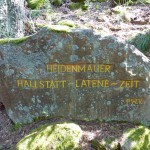 Ri280 Heidenmauer - Hallstadt - Latene - Zeit